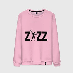 Свитшот хлопковый мужской Zyzz, цвет: светло-розовый