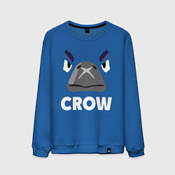 Свитшот хлопковый мужской Brawl Stars CROW, цвет: синий