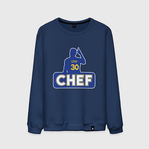 Мужской свитшот Curry / Тёмно-синий – фото 1