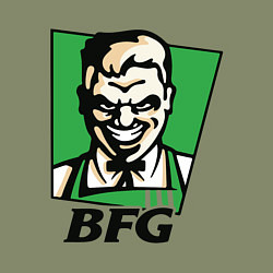 Свитшот хлопковый мужской BFG, цвет: авокадо — фото 2