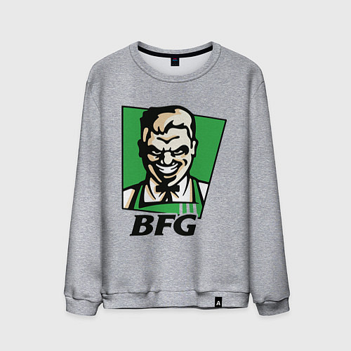 Мужской свитшот BFG / Меланж – фото 1