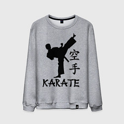 Свитшот хлопковый мужской Karate craftsmanship, цвет: меланж