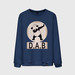 Свитшот хлопковый мужской DAB Panda, цвет: тёмно-синий