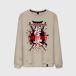 Свитшот хлопковый мужской Кёкусинкай, цвет: миндальный