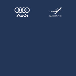 Свитшот хлопковый мужской Audi Quattro, цвет: тёмно-синий — фото 2