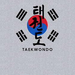 Свитшот хлопковый мужской Taekwondo, цвет: меланж — фото 2