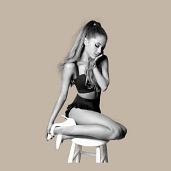 Свитшот хлопковый мужской ARIANA GRANDE, цвет: миндальный — фото 2
