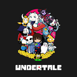Свитшот хлопковый мужской UNDERTALE, цвет: черный — фото 2