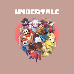 Свитшот хлопковый мужской UNDERTALE, цвет: пыльно-розовый — фото 2