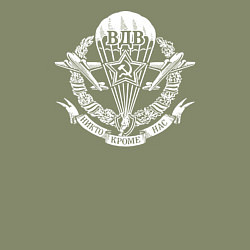 Свитшот хлопковый мужской ВДВ СССР, цвет: авокадо — фото 2