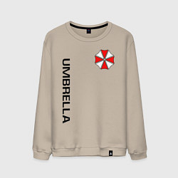 Свитшот хлопковый мужской UMBRELLA CORP, цвет: миндальный