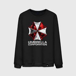 Свитшот хлопковый мужской UMBRELLA CORP, цвет: черный