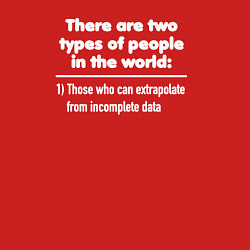 Свитшот хлопковый мужской Два типа людей, цвет: красный — фото 2