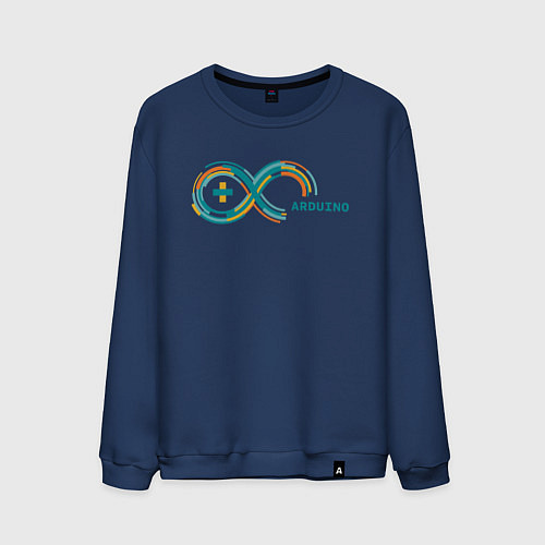 Мужской свитшот Arduino / Тёмно-синий – фото 1