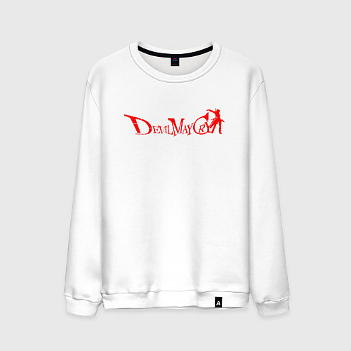 Мужской свитшот DEVIL MAY CRY DMC / Белый – фото 1