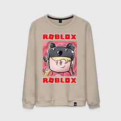 Свитшот хлопковый мужской ROBLOX, цвет: миндальный