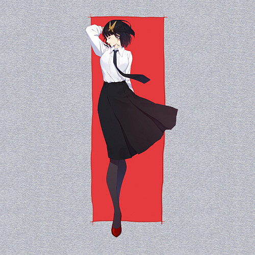 Мужской свитшот Bungou Stray Dogs / Меланж – фото 3