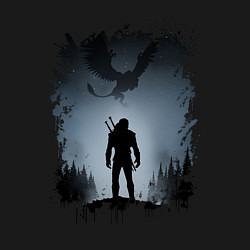 Свитшот хлопковый мужской ВЕДЬМАК, цвет: черный — фото 2