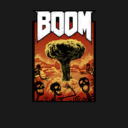 Свитшот хлопковый мужской DOOM BOOM, цвет: черный — фото 2