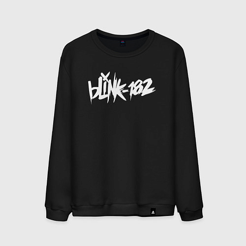Мужской свитшот Blink 182 / Черный – фото 1