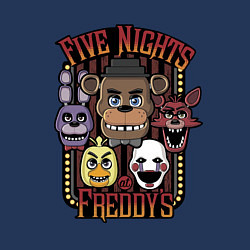 Свитшот хлопковый мужской FIVE NIGHTS AT FREDDYS, цвет: тёмно-синий — фото 2