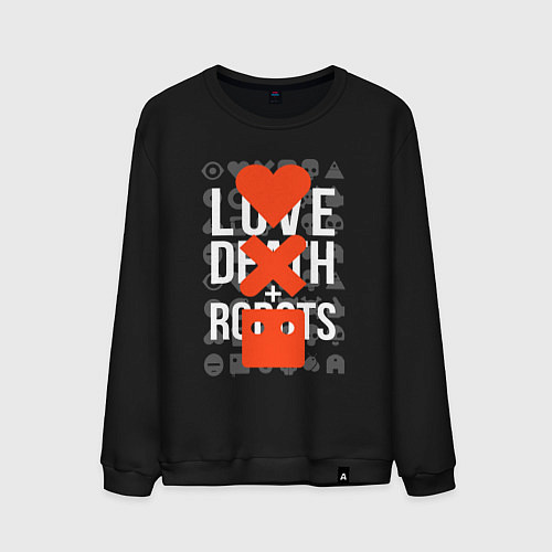 Мужской свитшот LOVE DEATH ROBOTS LDR / Черный – фото 1