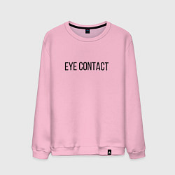 Свитшот хлопковый мужской EYE CONTACT, цвет: светло-розовый