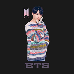 Свитшот хлопковый мужской BTS, цвет: черный — фото 2