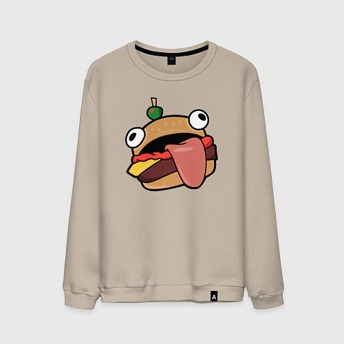 Мужской свитшот Fortnite Burger / Миндальный – фото 1