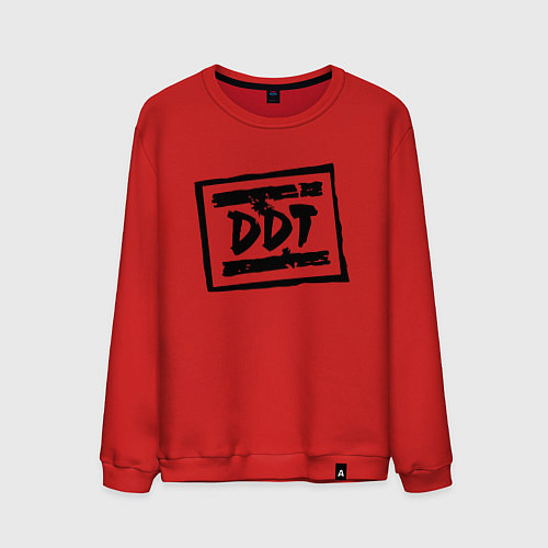 Мужской свитшот ДДТ Лого / Красный – фото 1