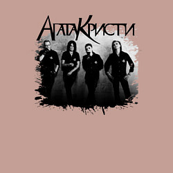 Свитшот хлопковый мужской Агата Кристи, цвет: пыльно-розовый — фото 2