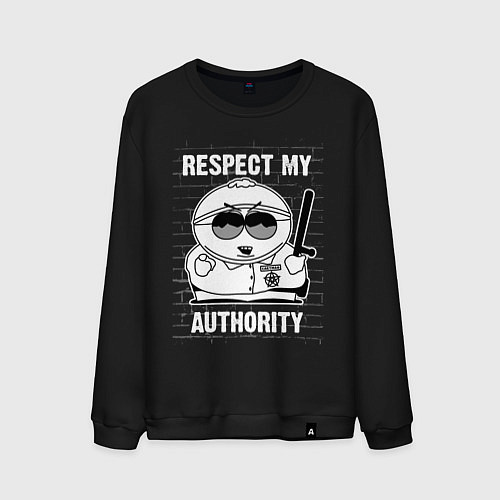 Мужской свитшот South Park, Эрик Картман / Черный – фото 1