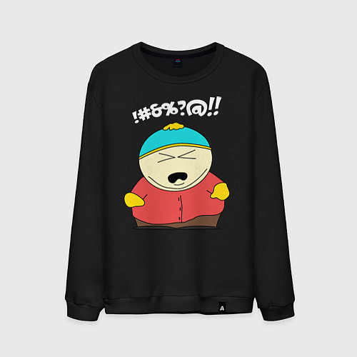Мужской свитшот South Park, Эрик Картман / Черный – фото 1