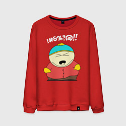 Свитшот хлопковый мужской South Park, Эрик Картман, цвет: красный