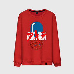 Свитшот хлопковый мужской AKIRA, цвет: красный