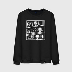 Мужской свитшот Eat, sleep, code
