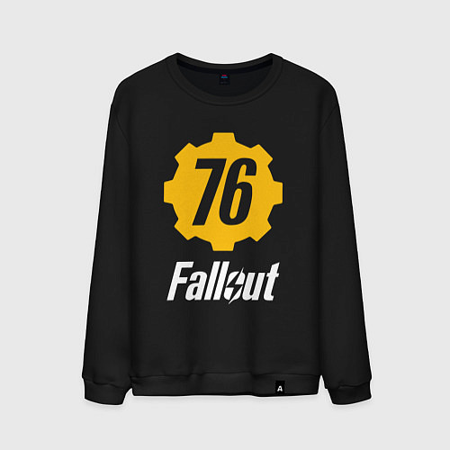 Мужской свитшот FALLOUT76 / Черный – фото 1