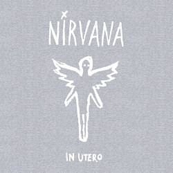 Свитшот хлопковый мужской Nirvana In utero, цвет: меланж — фото 2