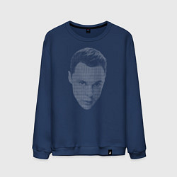 Свитшот хлопковый мужской Sheldon Cooper, цвет: тёмно-синий