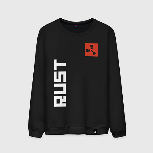 Мужской свитшот RUST / Черный – фото 1