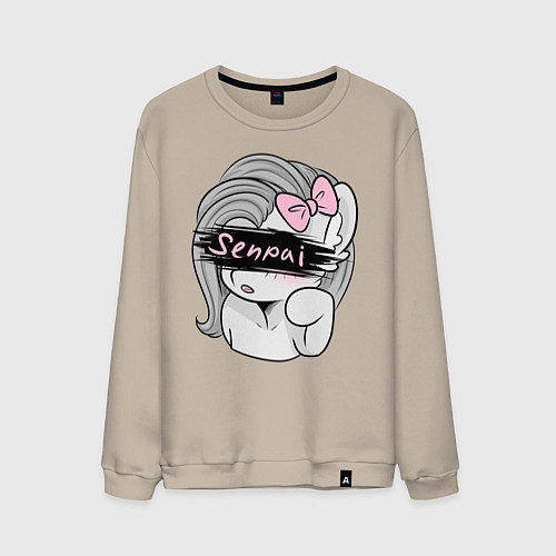 Мужской свитшот Senpai / Миндальный – фото 1