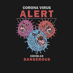 Свитшот хлопковый мужской Corona Virus STAY HOME, цвет: черный — фото 2