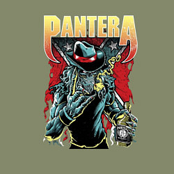 Свитшот хлопковый мужской Pantera, цвет: авокадо — фото 2
