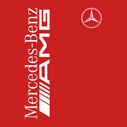 Свитшот хлопковый мужской MERCEDES-BENZ AMG, цвет: красный — фото 2