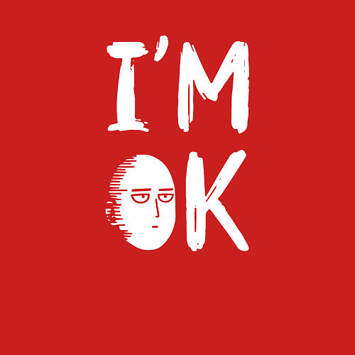 Мужской свитшот IM OK / Красный – фото 3