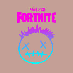 Свитшот хлопковый мужской TRAVIS SCOTT X FORTNITE, цвет: пыльно-розовый — фото 2
