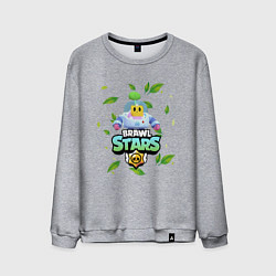 Свитшот хлопковый мужской Sprout Brawl Stars, цвет: меланж