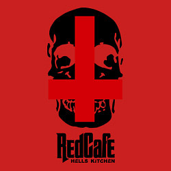 Свитшот хлопковый мужской Redcafe: Hells Kitchen, цвет: красный — фото 2