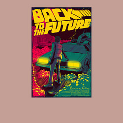 Свитшот хлопковый мужской Back to the Future, цвет: пыльно-розовый — фото 2