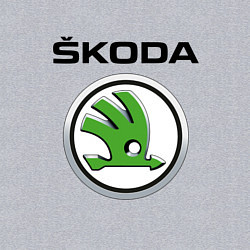 Свитшот хлопковый мужской SKODA, цвет: меланж — фото 2
